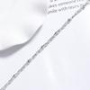 925 Silver Electroplated Double-layer Chain Bracelet Ins Niche Jewelry Women High-end Minimalist Geometric Bead Fashion