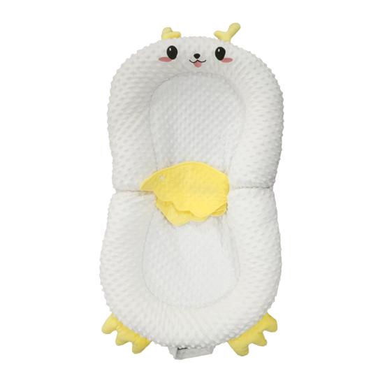 Портативный детский шезлонг Регулируемая подушка поддержки Складное основание Детская кроватка Легкий Удобный Кроватка для кормления из бутылочки для новорожденных