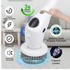 New Electric Cleaning Brush Bathroom Kitchen Brush Cleaning 8-in-1 Multifunctional With LED NightLight Rotatable Household Brush