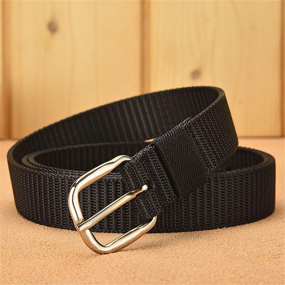 Men Women Casual Classic Outdoor Sports Braided  Belt Fabric Waistband Canvas Belts