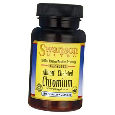 Хелат аминокислоты хрома, Albion Chromium 200, 180капс (36280086)