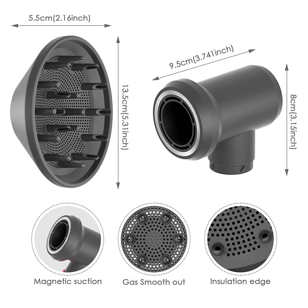 Диффузор и адаптер для стайлера Dyson Airwrap для стайлера Airwrap в сочетании фена KTY