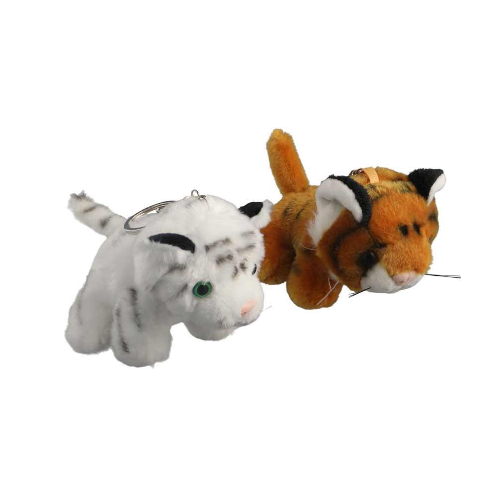 2022 New Year Stuffed Animals Tiger Plush Keychain Car Plush Keyring Stuffed Toys Plush Pendant