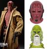 Halloween Latex Mask Head Cover Hellboy Green Fish Head Cover Bar Dance COS Role Play