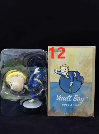 Милый Бобовая Голова Vault Boy Полный Набор Аниме Фигурка Действия Игрушки Статуя Коллекция Модель Кукла Настольное Украшение Дисплей Игрушки Подарки