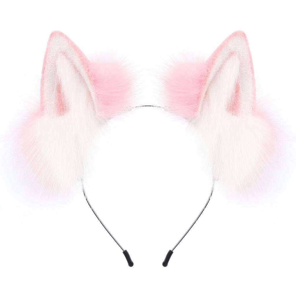 Plush Handmade Simulation Fox Ears Cosplay Cosplay Headgear Cat Ears Beast Ears Headband Hair Accessories