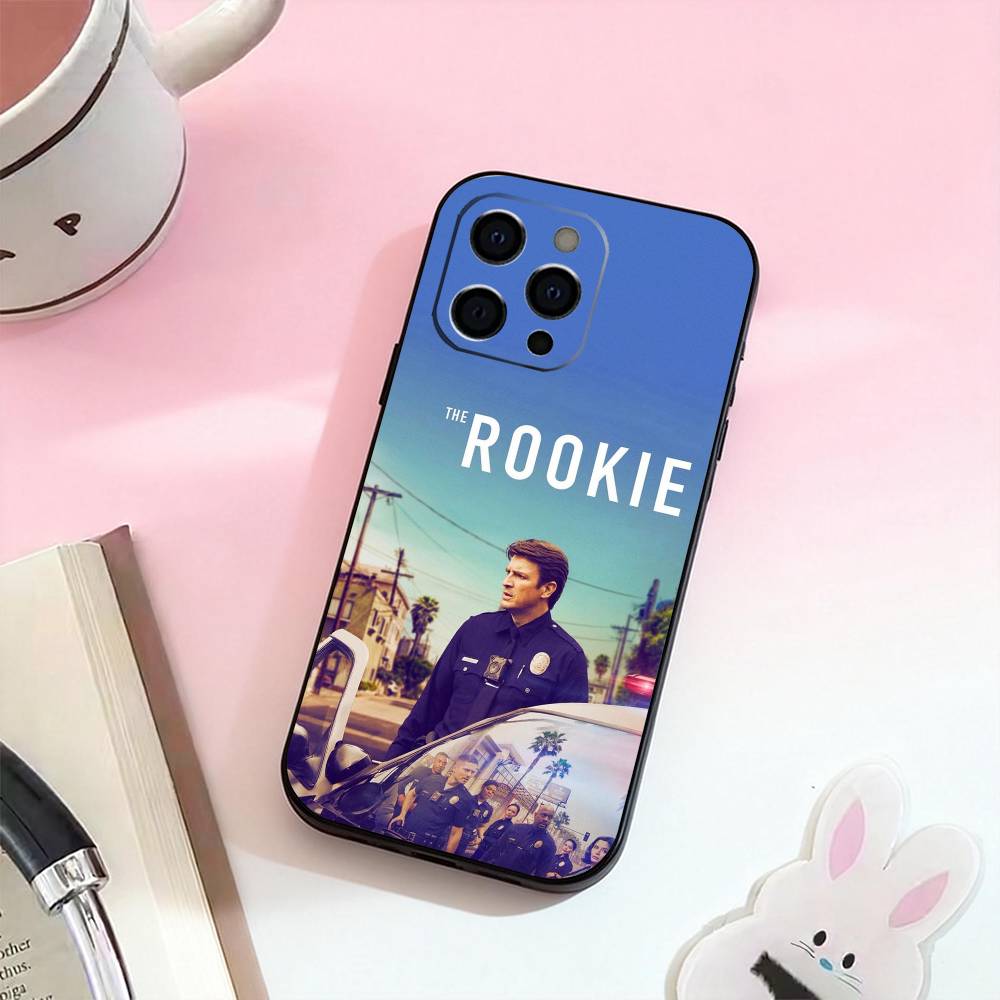 TV The R-rookie Phone Case For iPhone 17,16,15,14,13,12,11 Plus,Pro Max,Soft Silicone Black Cover