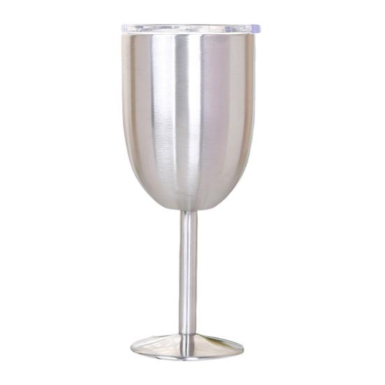 10 унций изолированный коктейльный бокал с двойными стенками и высокой крышкой стакан для коктейлей вина холодных напитков бокал из нержавеющей стали