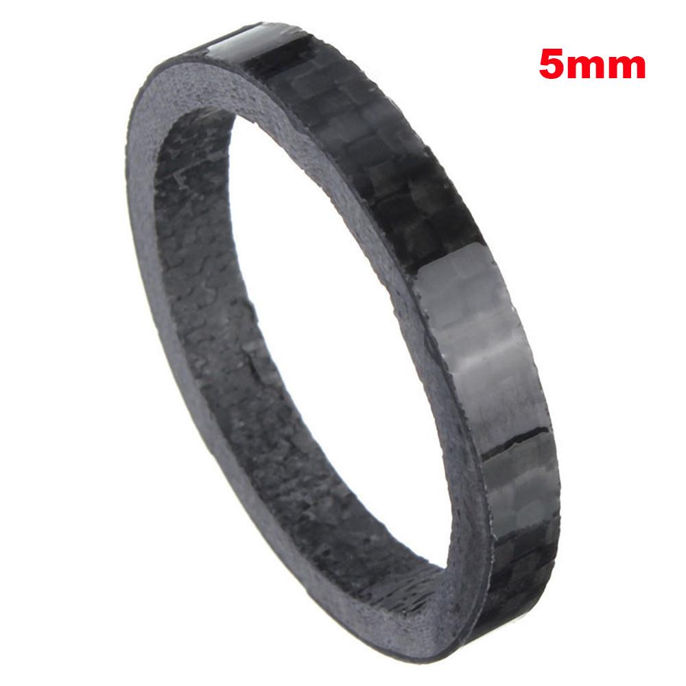 1pcs/5pcs Bicycle Headset Carbon Fiber 1-1/8" Front fork Headset ring Spacing Pad Spacer Washer