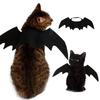 Halloween Cute Pet Clothes Black Bat Wings Harness Costume for Halloween Cosplay Cat Dog Halloween Party for Pet Supplies