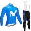 Cross-border bicycles Spring and Autumn men's and women's long-sleeved suits Speed down suits Tour de France version cycling suits Foreign trade