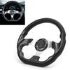 Универсальный автомобильный руль 320 мм из углеродного волокна в стиле гоночного дрифта с кнопкой звукового сигнала
