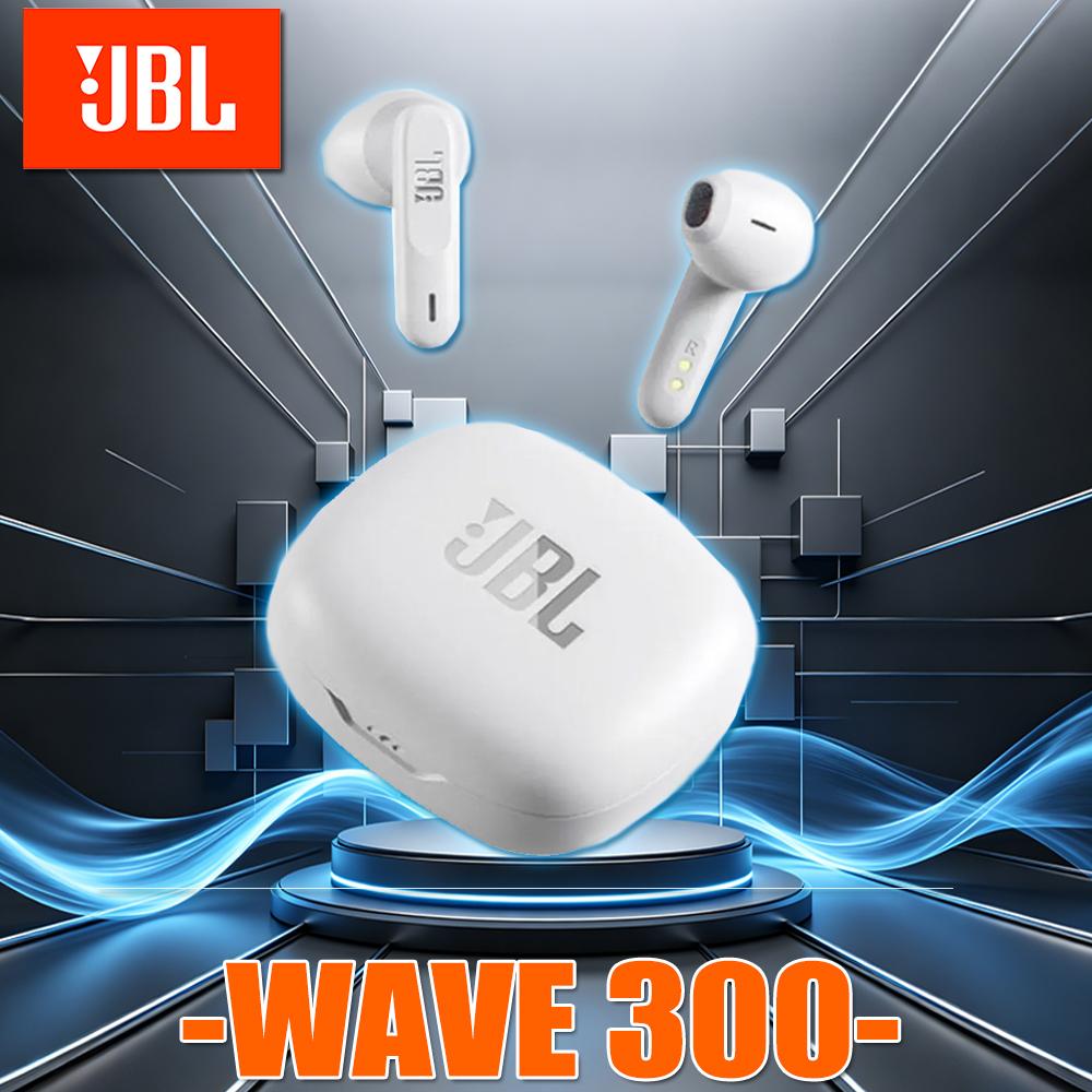 JBL Беспроводные Bluetooth-наушники WAVE 300TWS, Водонепроницаемые спортивные наушники с сабвуфером, Высококачественные внутриканальные наушники для музыки