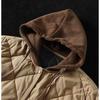 Vintage Thick Hooded Padded Jacket Women New Spring Autumn Parkas Casual Mid-Length Warm Cotton Coat Female Loose Overcoat