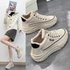 Fashion Fashion Designer Casual Sneakers Spring New Retro Platform Flats Shoes Ladies Small White Shoes Board Shoe Versatile Tenis Mujer