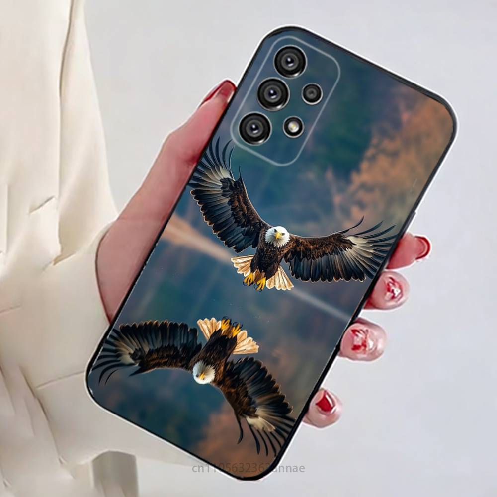 Крутой чехол для телефона с изображением орла для Samsung Galaxy A54, 34, 24, 73, 53, 52, 52S, 04S, 04E, A72