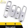 Ankai K4 Glass Switch Decorative Frame & Window Armrest Button Sticker for Car Accessories