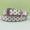 European and American Style Punk Belt Inlaid with Rhinestone Sequins Hot Girl Style Rock Fashion Belt Men's and Women's Belt