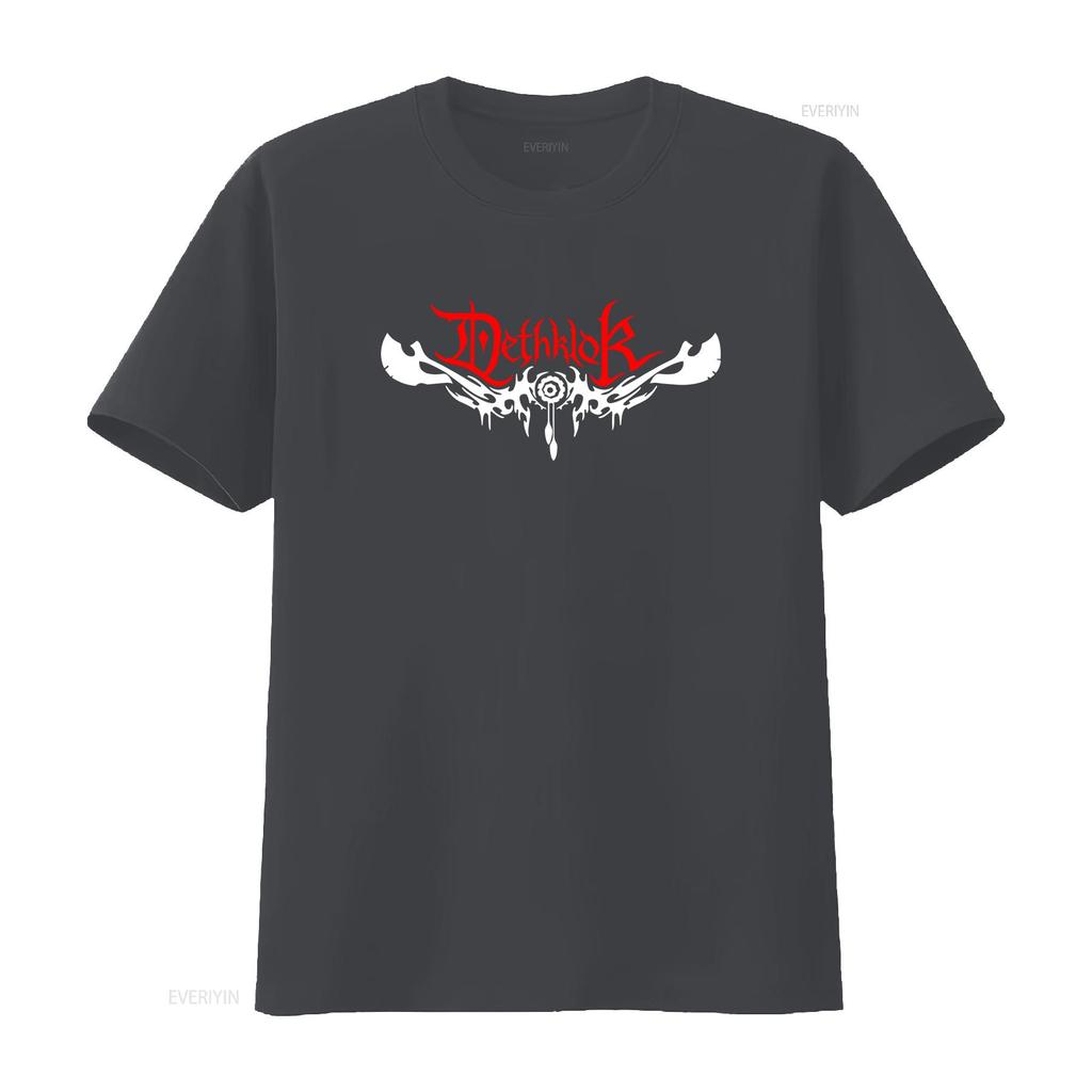 Dethklok Metal Band Logo Unisexs T Shirt Size S 2xl Vintage Washed Versatile Stretched Slightly Soft Comfortable Casual Unisex