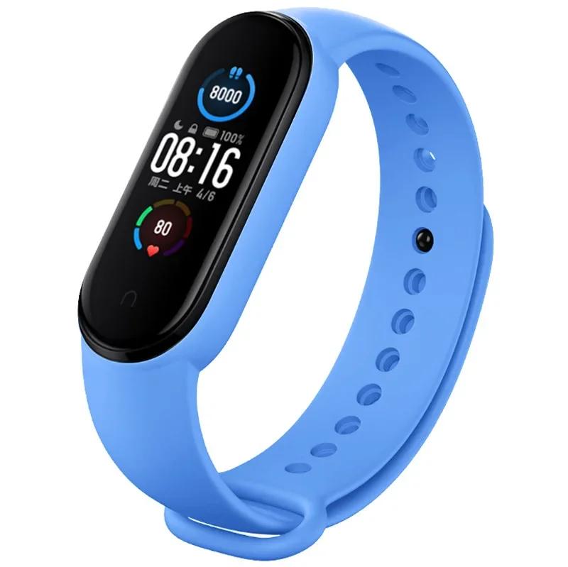 Новый силиконовый ремешок для Xiaomi Mi Band 4 5 6 7, браслет, спортивные часы, браслет Miband4 miband7, Correa Mi band 3 4 5 6 7