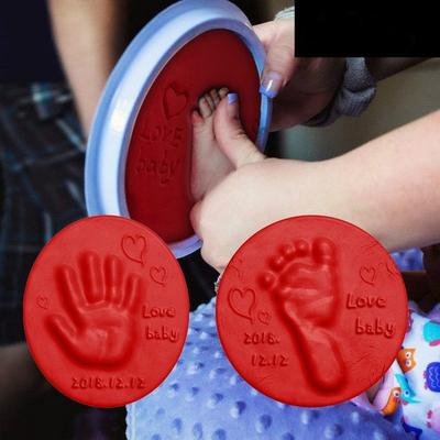 Baby Hand Foot Inkpad Ultra Stereo Care Сушка на воздухе Мягкая глина Отпечаток руки Набор для литья игрушек