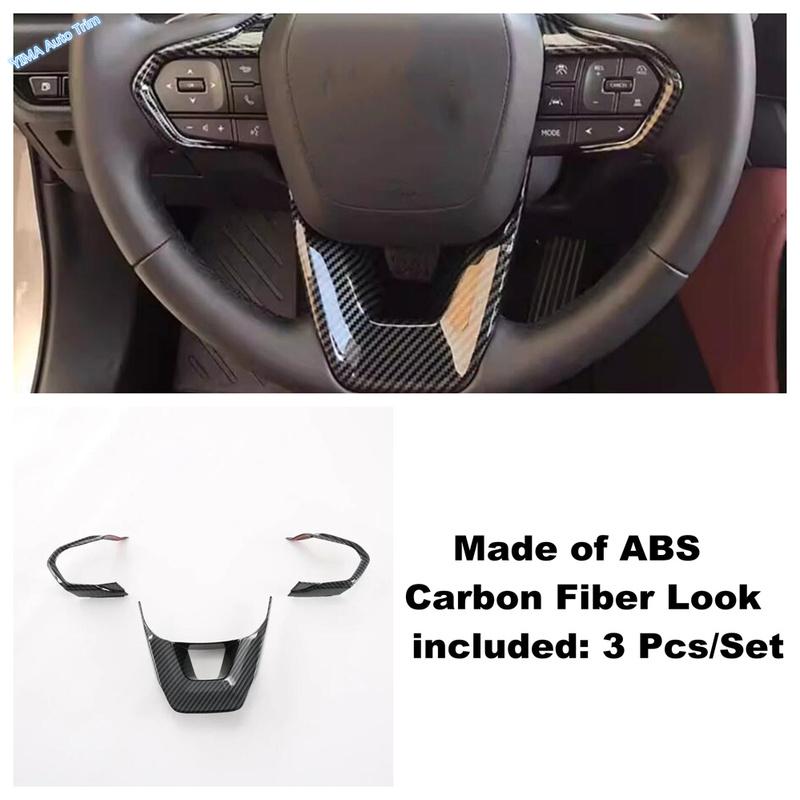 Fit For Lexus LBX 2024 2025 2026 ABS Car Steering Wheel Decoration Frame Cover Trim Interior Accessories