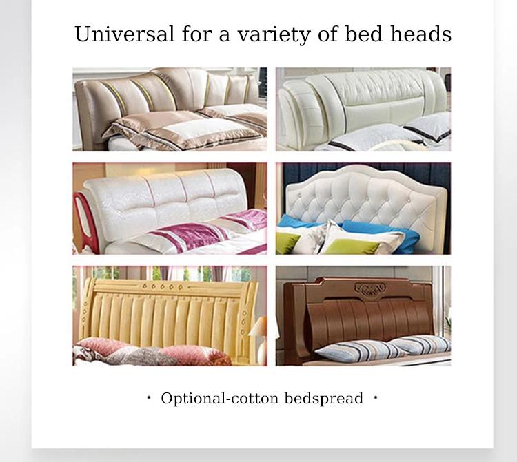 Чехол на изголовье кровати, роскошный, мягкий, толстый, бархатный, однотонный, универсальный, прикроватный, пылезащитный, для спинки кровати, для домашней комнаты