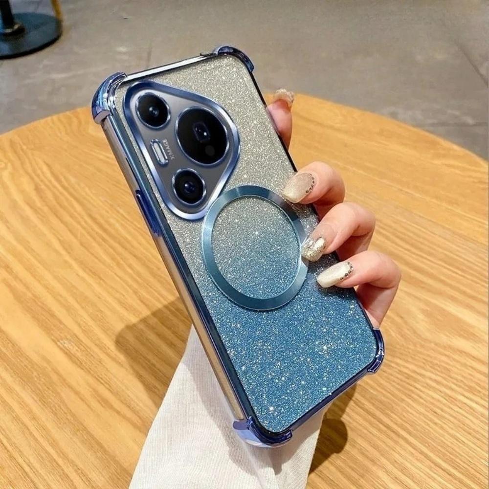 Противоударный прозрачный чехол для телефона для iPhone 17 16 17 Air 15 14 13 12 11 Pro Max 16 Plus 16E блестящая мягкая обложка