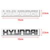 3D ABS Car Letter Logo Sticker Tail Bumper Badge Auto Rear Trunk Emblem Decals For Hyundai Accent Santafe Sonata IX35 I20 I30 C1