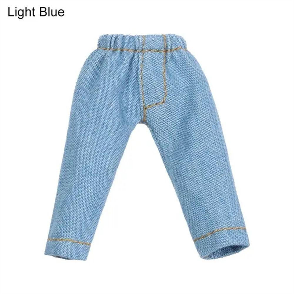 Длинные брюки Кукольная одежда Длинные джинсы Ob11 Повседневные брюки Подарок на день рождения Кукольные джинсы Брюки Детская игрушка