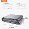 Tarp Waterproof 20x30 ft, Plastic Poly Tarp Cover 10 Mil, Multi Purpose Tear UV and Temperature Resistant Outdoor Tarpaulin with High Durability