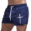 Летние мужские пляжные шорты 2025 Пляжные плавки Гимнастика Бег Повседневные брюки Быстросохнущие Плавательные Ом Серфинг Вентилируемые Приморские шорты