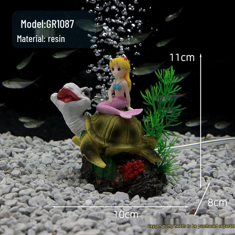 Resin Coral Aquarium Ornament: Creative Fish Tank Decoration and Oxygenating Rockery.