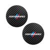 DSJW3 2Pcs Leather Car Logo Cup Holder Coaster Non-Slip Pad For BMW M3 M4 M5 G42 G30 G20 E39 E36 E87 E53 F44 F07 F34 G15 G16 G23 G22