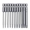 11Pcs Hollow Torx Screwdriver Plum Blossom Hex Bits Driver Tamper Durable   Screwdriver Tool