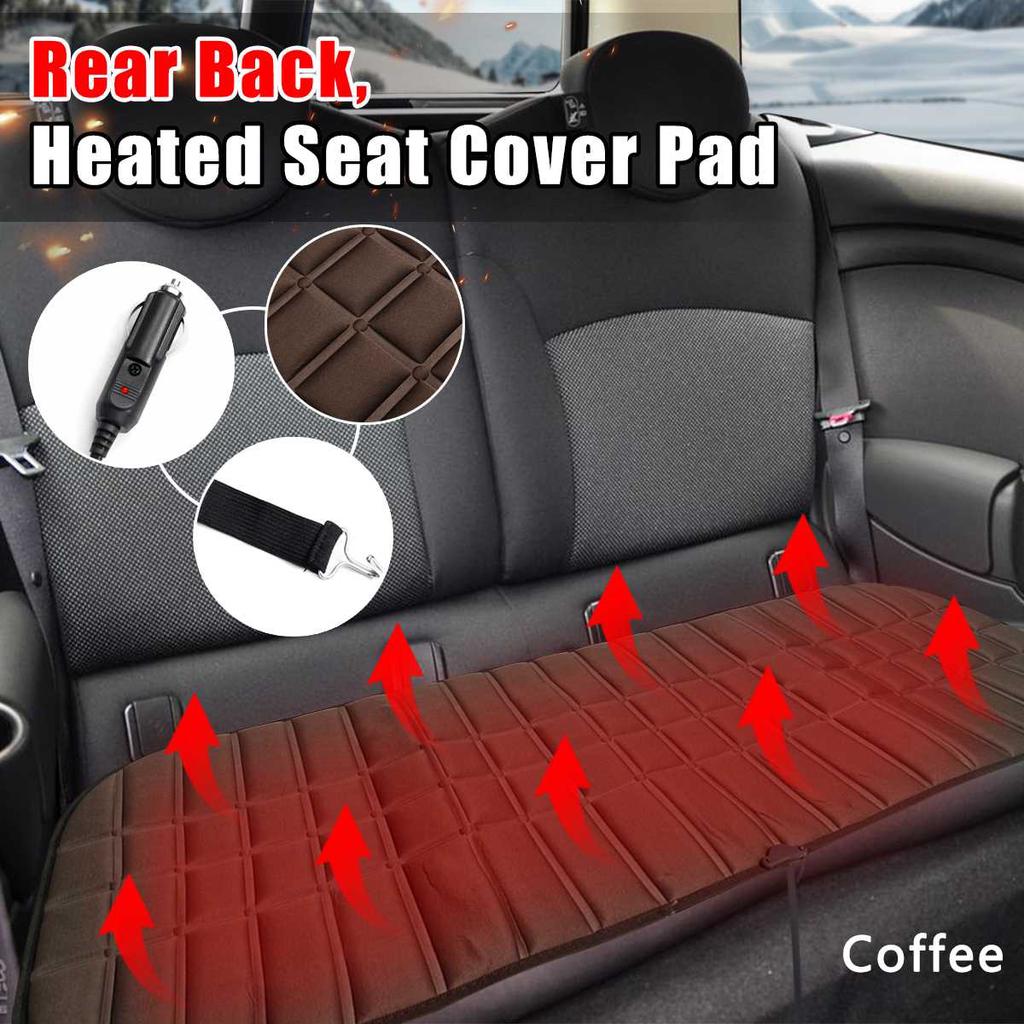 12V Car Rear Back Heated Heating Seat Cushion Cover Pad Winter Car Auto Warmer Heater Automotive Accessories