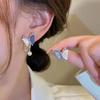 Серьги-подвески из серебра 925 пробы с цирконами для женщин, роскошные винтажные золотые украшения