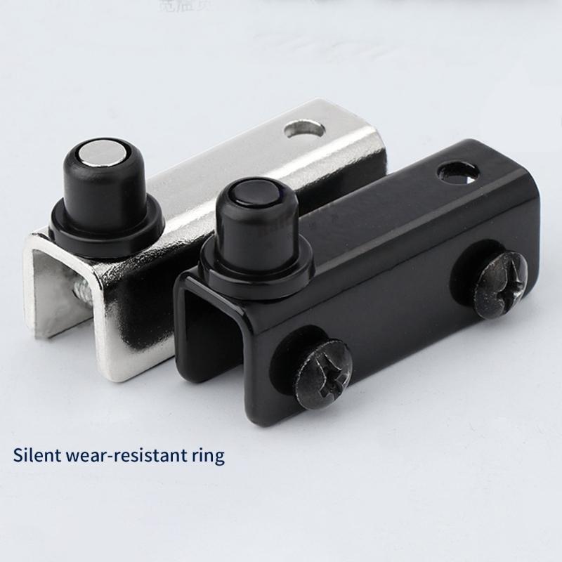 Double Head Catches Glass Door Hinge Clamp Push To Open Touch Latches