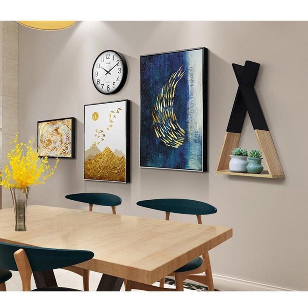 Детская деревянная настенная полка Треугольная полка для хранения Книжная полка Гостиная и домашний декор