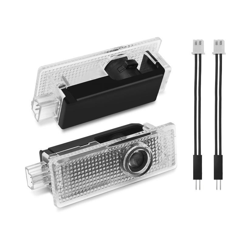 Red JOHN COOPER WORKS Projector Light 2pcs LED Door Light For MINI F55 F56 F57 R60 R58 R59 R57 R55 MINI Ghost Shadow Light