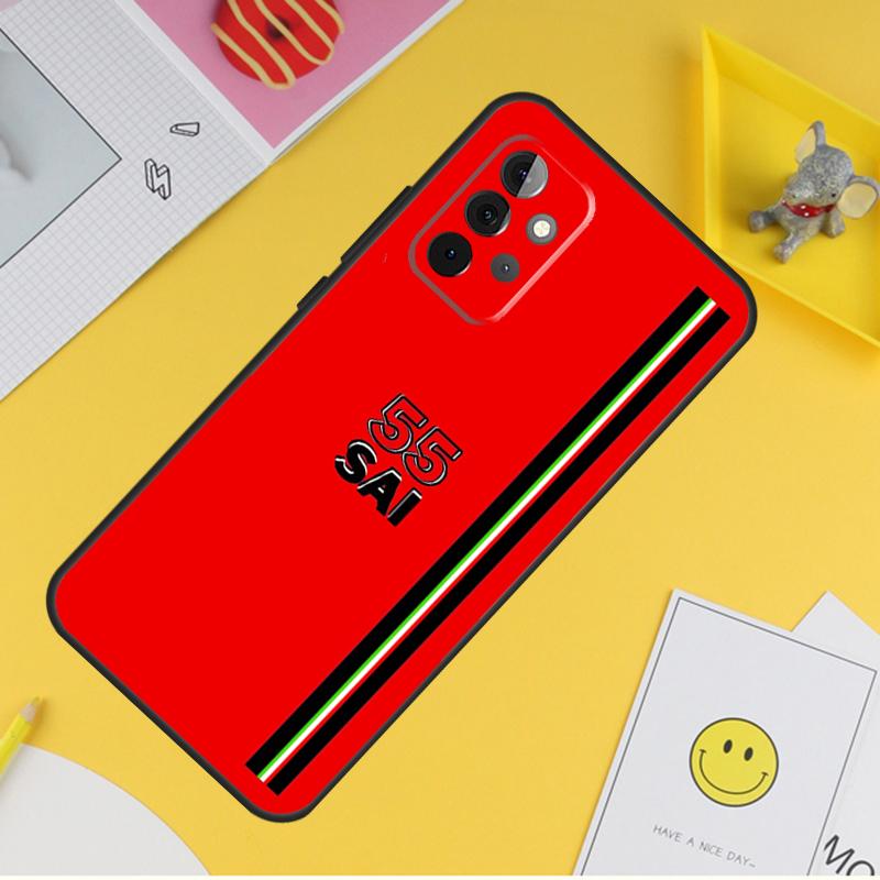 Чехол для телефона Carlos Sainz F1 для Samsung Galaxy A53 A33 A13 A12 A32 A52 A14 A34 A54 A15 A25 A35 A55 A71 A51