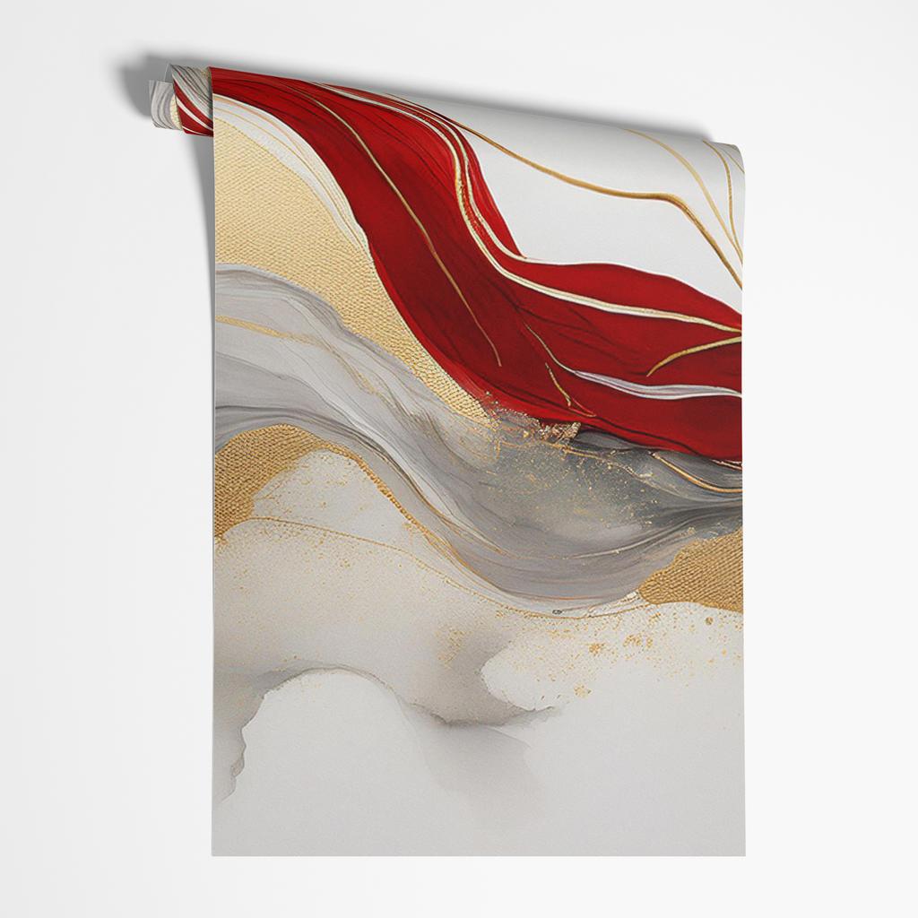 Wallpaper Marble Texture Red