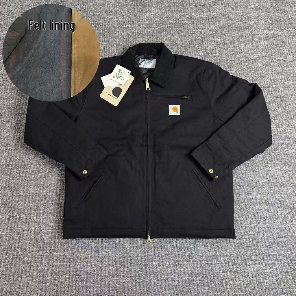 Detroit J01 Heavyweight Canvas Pure Cotton Retro Lapel Jacket