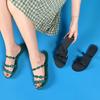 Женские Сандалии Желейные Плоские Удобные Пляжные Уличные Повседневные На Низком Каблуке Простые Шлепанцы