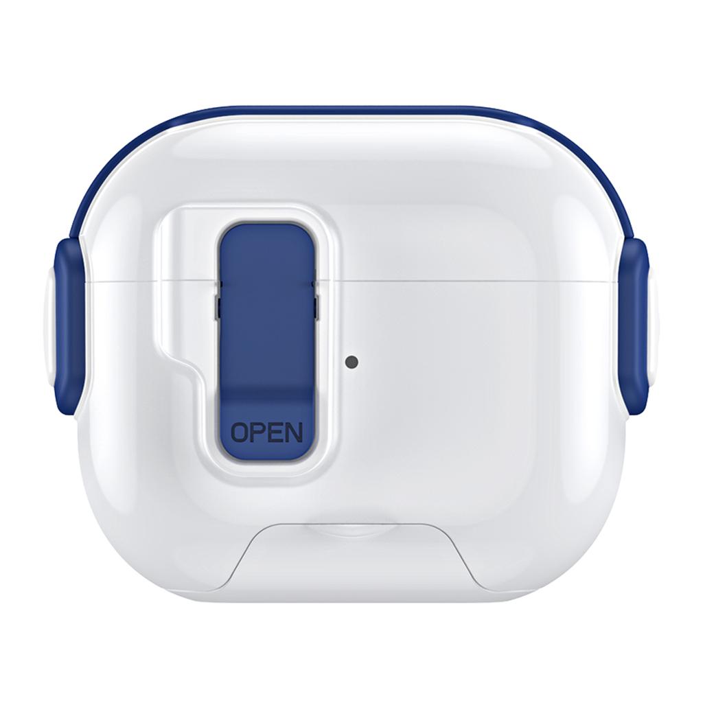 For Apple AirPods 3 Case with Phone Stand Function TPU PC TWS Earbuds Protective Cover