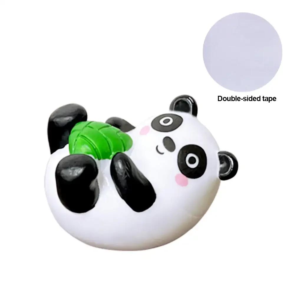 Милая мини-панда, украшения для приборной панели автомобиля, украшение для экрана навигатора автомобиля, кукла, аксессуары для салона автомобиля, игрушка в подарок для девочки
