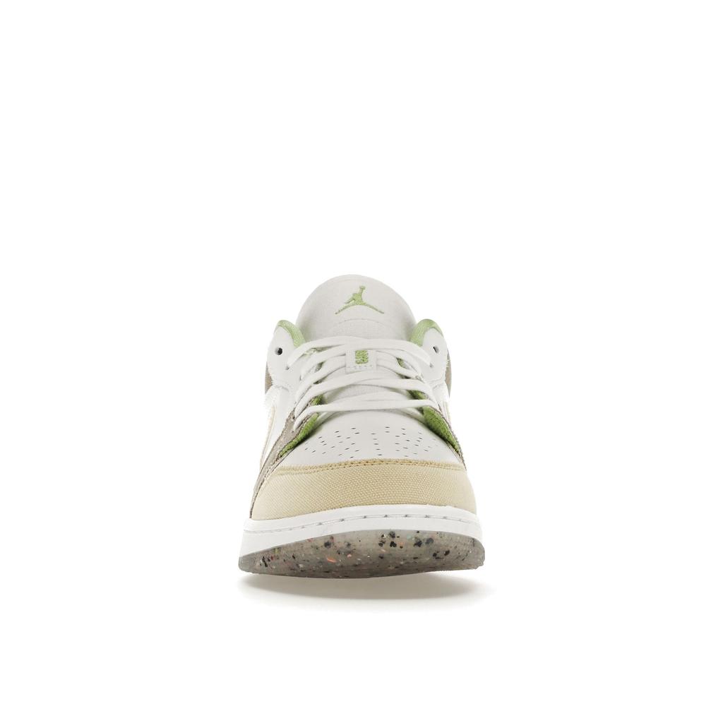 Детские кроссовки Air Jordan 1 Low SE GS Pastel Grind White Vivid-Green DJ0341-100