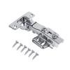 Stainless Steel Hydraulic Hinges For Cabinet Cupboard Closet Wardrobe Door (Full Overlay)