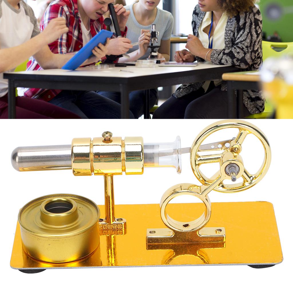 Горячая модель двигателя Мини-генератор мощности с одним маховиком Научно-образовательная игрушка