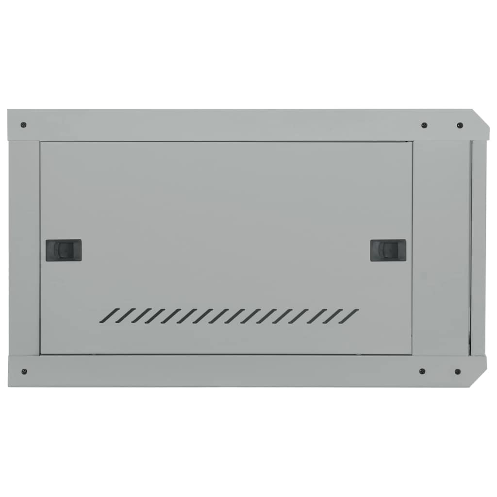 Network Cabinet with Storage Gray 53 x 60 x 30 cm Steel
